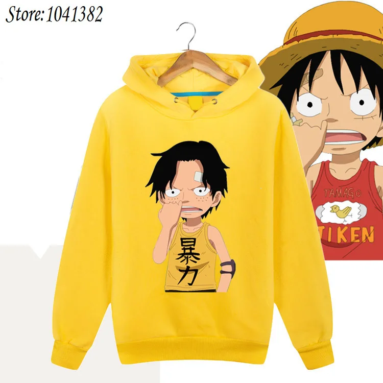 

[XHTWCY]One Piece Men hoodie Sweatshirts Fleece men women Winter Anime One Piece trafalgar print Hoodied Coat Man