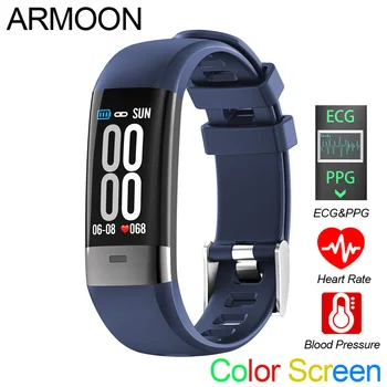 

Fitness Bracelet G36 ECG PPG Heart Rate Watch Sleep Monitor Blood Pressure Fitness Tracker Android IOS Color Screen Sports Band