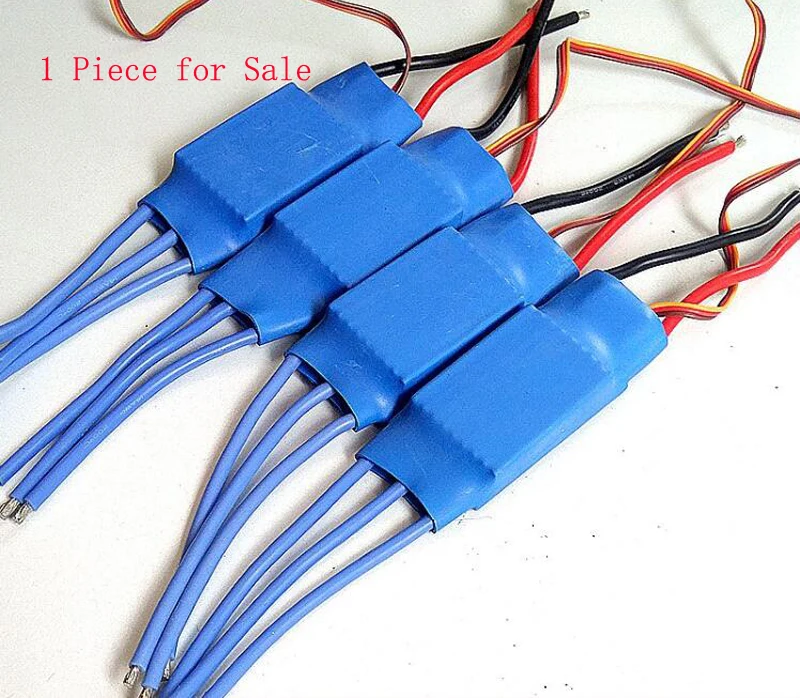 1 шт. радиоуправляемая модель 50A ESC 12 24 В бесщеточный двигатель электронный