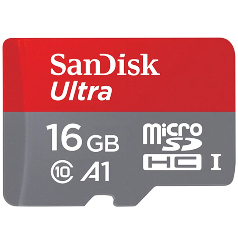 Двойной Флеш-накопитель SanDisk Ultra micro SD карты 128 Гб 64 ГБ 32 ГБ оперативной памяти, 16 Гб встроенной памяти, 8GB карты памяти класса 10 80 МБ/с. UHS-I и класса 4 tf карта cartao de memoria - Емкость: 16 ГБ