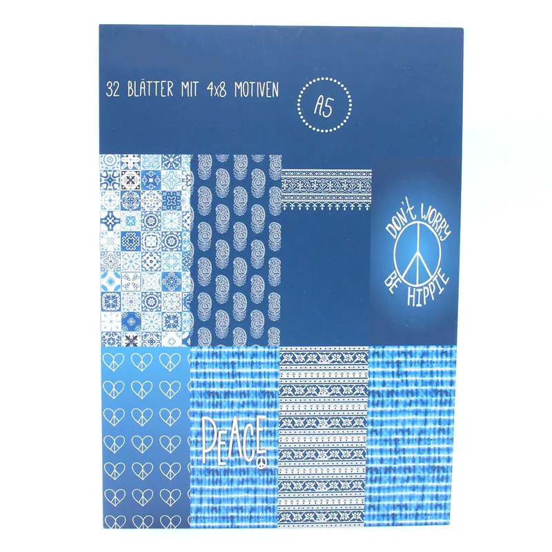 

ZFPARTY 32sheets Starry Sky Single-side Printed creative Dots/ Art Paper Handmade Scrapbooking Kit Set Books