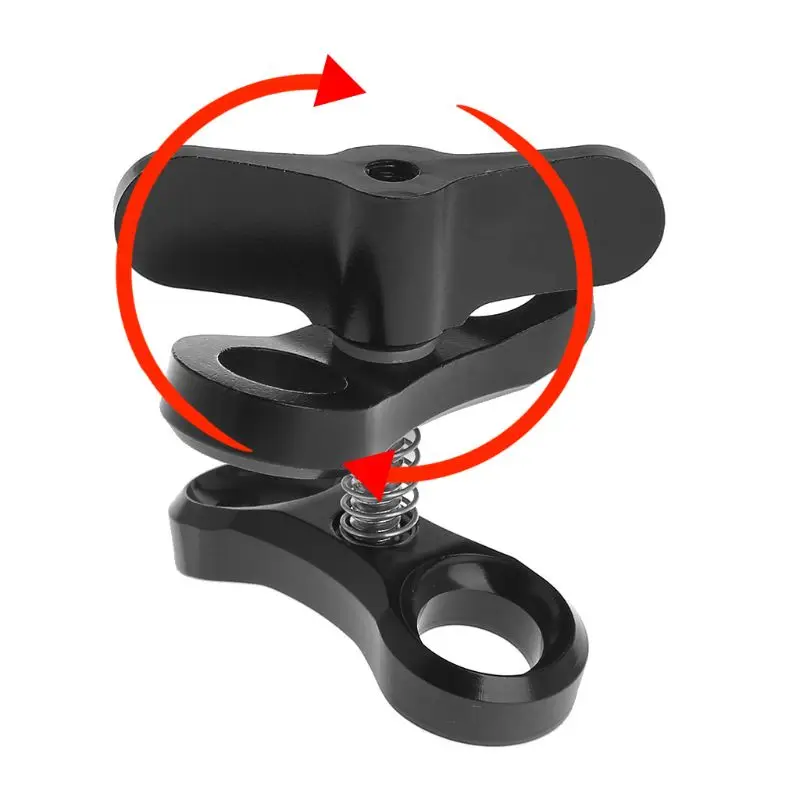 

SIV Diving Lights Ball Butterfly Clip Arm Clamp Mount For GOPRO 3+/4/5 Xiaoyi Gitup
