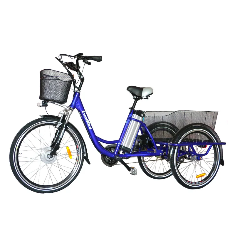 Excellent Electric Bike For Man Big size 3 wheel electric tricycle Made by aluminum alloy With One Seat 36V Power By Lithium Battery ce 0