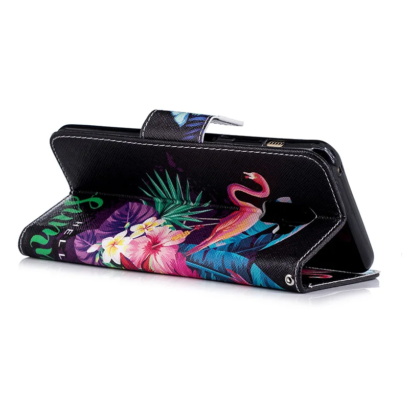 KEFO For Samsung Galaxy A8 Plus A6 Plus 2018 A5 2017 Case New Painting PU Leather Wallet Flip Luxury Book Style Cover Coque Capa (11)