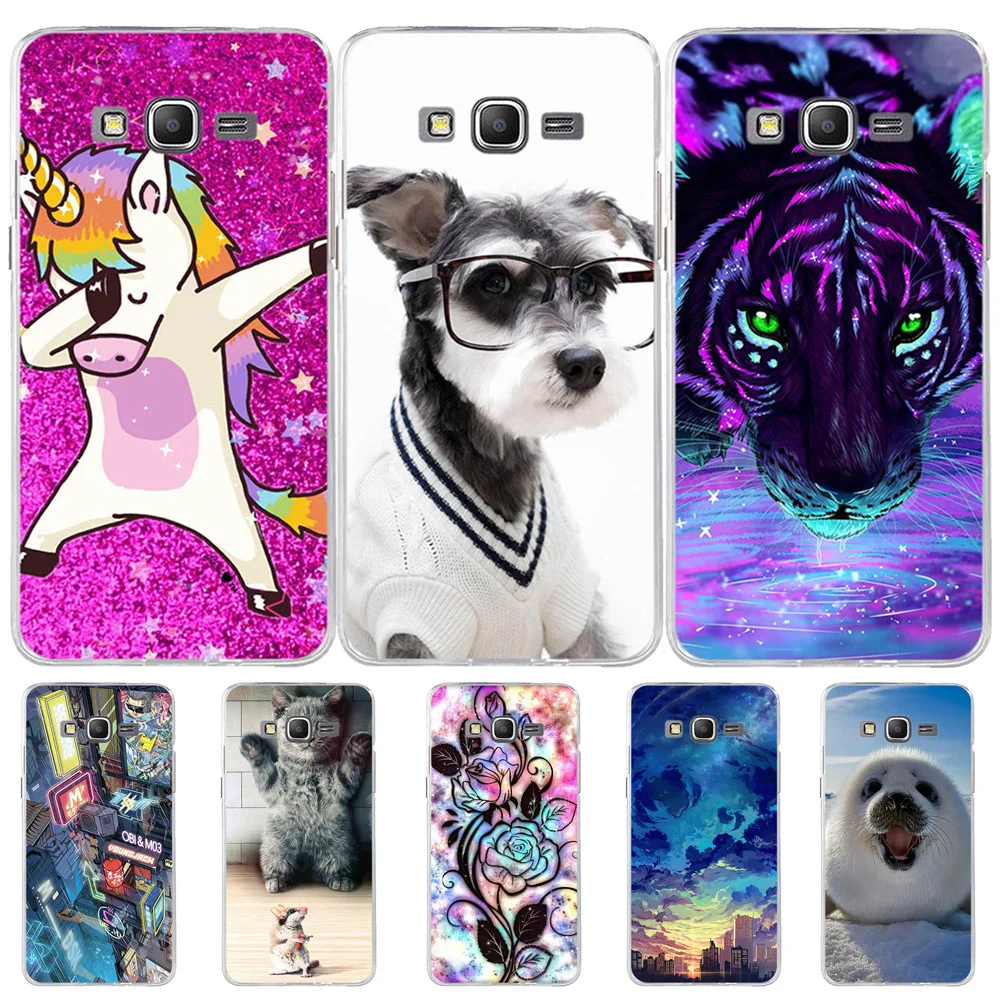 

For Samsung Grand Prime G530 G531 Case Dog Cute Cat Fundas Silicone TPU Cover Coque For Samsung Galaxy Grand Prime Phone Cases