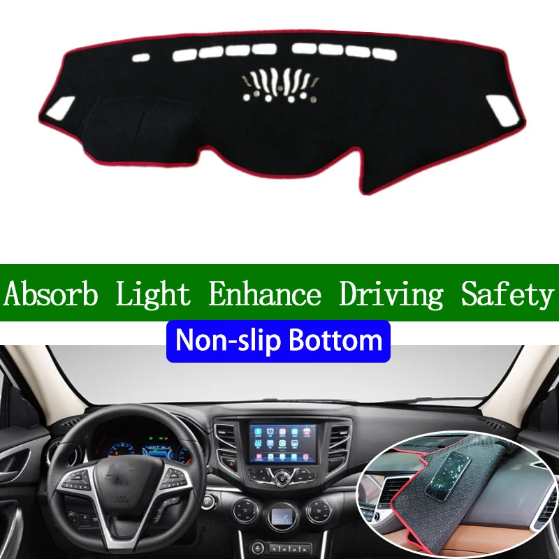 

For BYD SONG DM 2016 2017 2018 Non-slip Bottom dashmat pad dash cover auto accessories