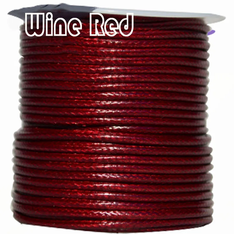 

200 ярдов/рулон + 1 мм винно-красный корейский полиэфирный воск шнур Вощеная Веревка нить + DIY ювелирных изделий Аксессуары Браслет Ожерелье Веревка