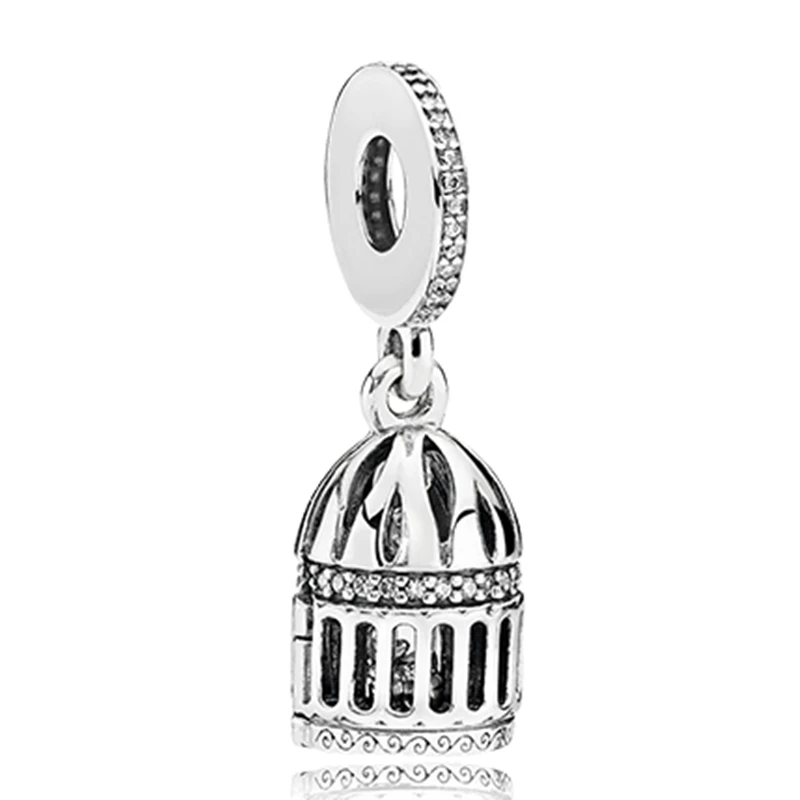 K212 Dodocharms, посеребренные Крылья ангела, дом, лошадь, крыло любви, сердце, очаровательный бисер, Подходит для Pandora, для женщин, сделай сам, браслеты, драгоценность - Цвет: K212