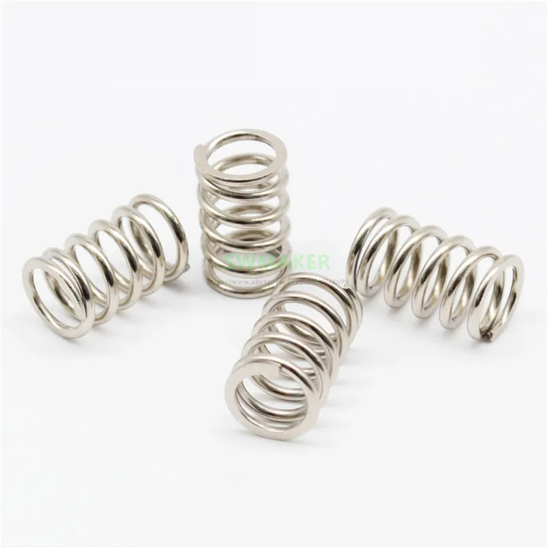

4pcs Ultimaker print Hot Bed Adjusting Springs platform leveling springs OD:9mm Height:15mm fast ship 3D printer parts