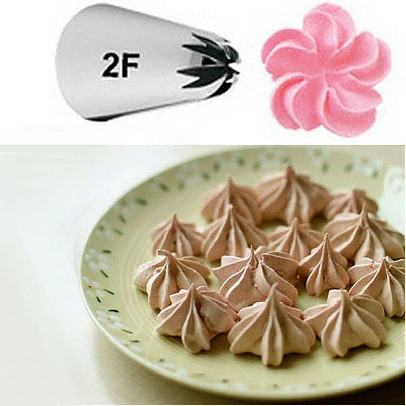 Stainless Steel Cakes Decorating Pastry Nozzles Cherry Blossoms Baking Tools