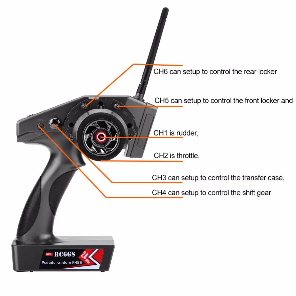 Оригинальный radiolink RC4GS обновленная версия RC6GS 2 4 г 6CH автомобиля контроллер