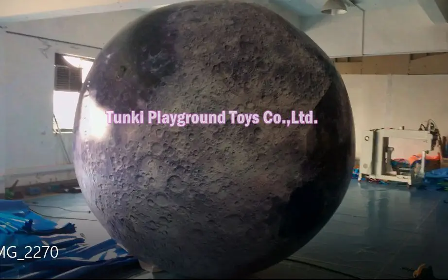 

Diameter 3 meters large decoration inflatable moon helium balloon events inflatable moon ball for sale