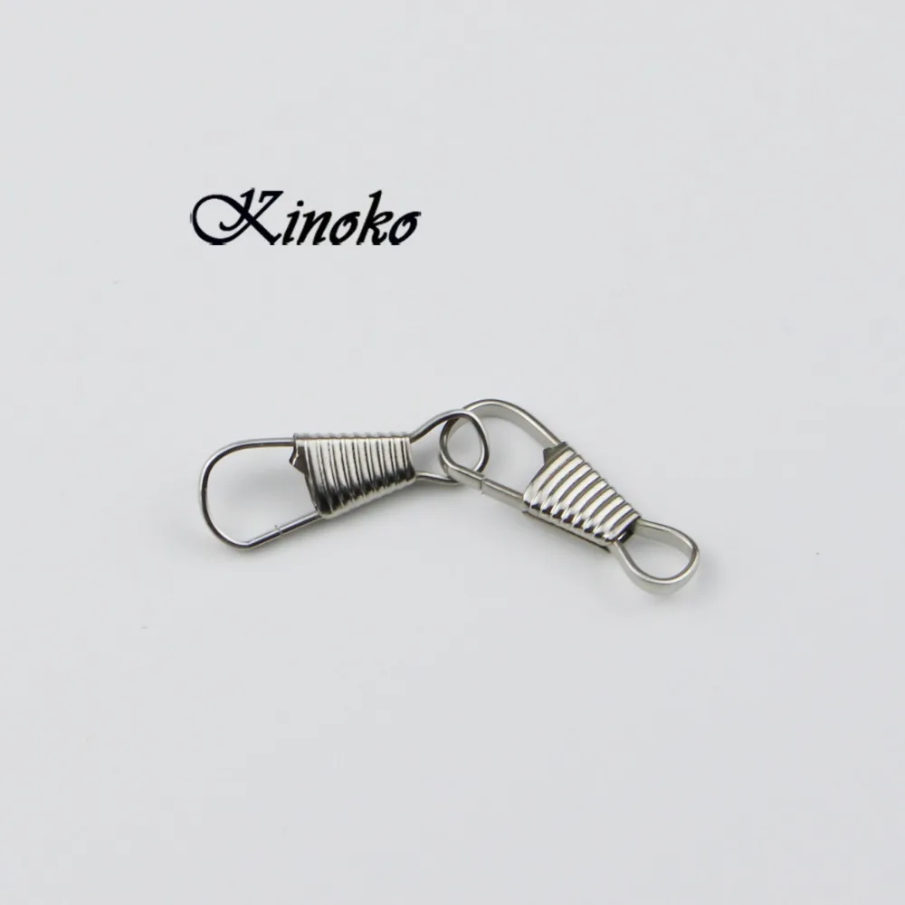 100pcs/pack 1"(25mm) Zipper Pull Snap Spring Hook metal Keychain ME003