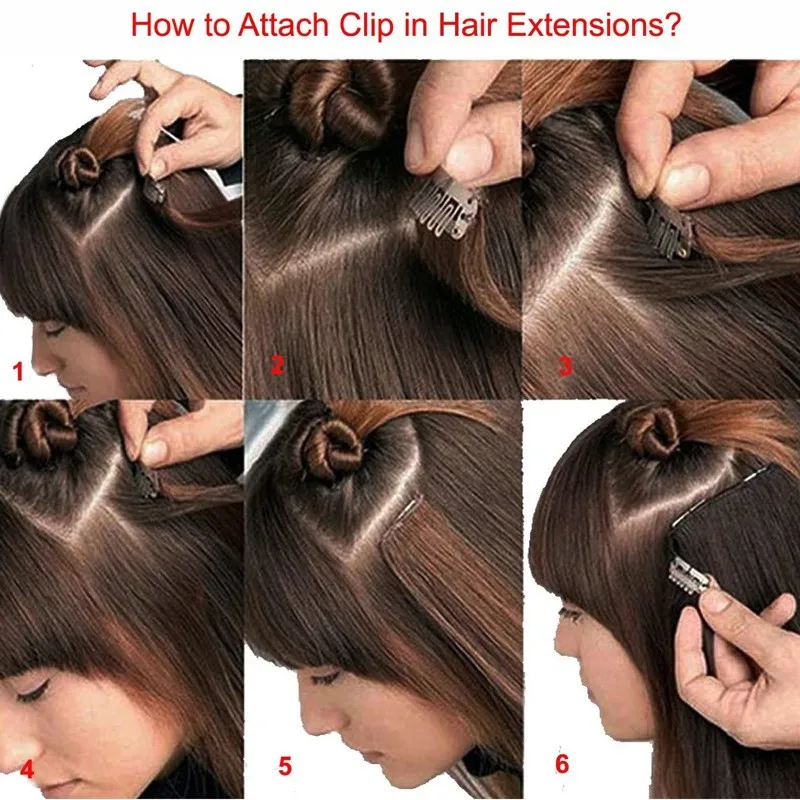 Extensões de cabelo sintéticas