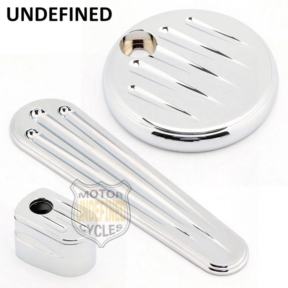 Motorcycle Parts Chrome Aluminum Cut Fuel Tank Door Dash Track Insert