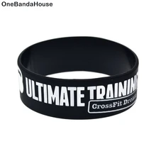 OBH 2 шт 1 Дюйм Широкий конечный тренировочный Кроссфит мечта Силиконовый Браслет взрослый размер