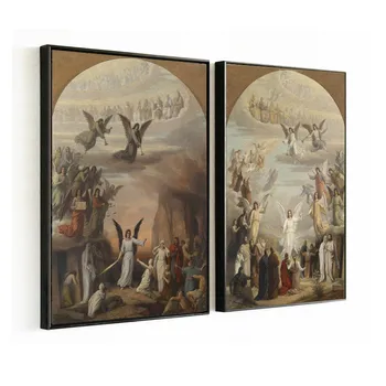 

No frame classical religious figures landscape canvas printings oil painting printed on cotton home wall art decoration picture