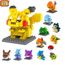 LOZ Pokeball font b Toy b font Charmander Bulbasaur Squirtle Mewtwo Eevee Building Blocks Brinquedos Gifts