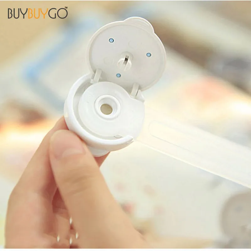 10pcs/lot Baby Safety Drawer Cabinet Lock Wardrobe Doors Refrigerator Safety Locks Protection for Child Kids Door Drawer Lock