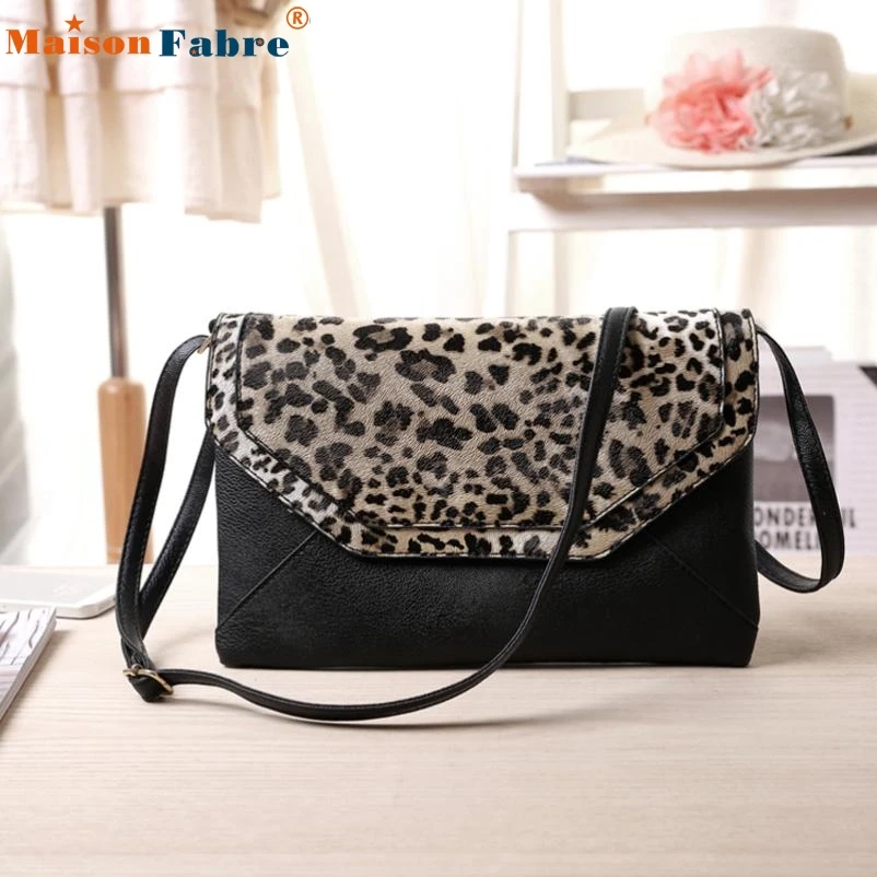 

Women Leopard Envelope Satchel Cross Body Shoulder Bags Handbags New Dropship U0306
