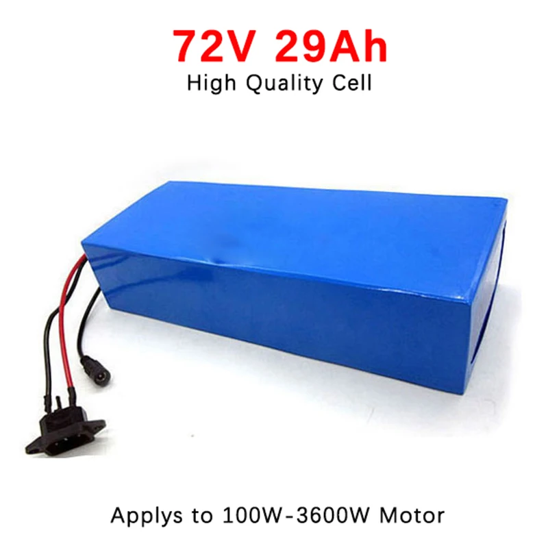 Excellent 72V 29Ah 3500W Electric Bike Battery Lithium Ion Battery Pack For Ebike Electric Scooter Battery For Bafang Rechargeable No Tax 4