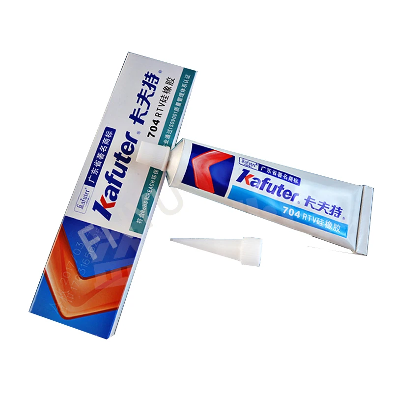 

K-704 45g 2pcs White RTV Industrial Adhesive Silicone Rubber Insulation Strong Resistance High Temperature Waterproof