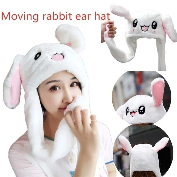 Привлекательная детская Милая движущаяся Ушная шапка с кроликом танцевальная плюшевая игрушка для подарка