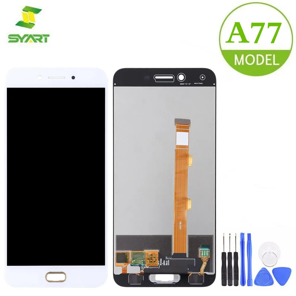 Для OPPO A77 A77T ЖК-дисплей кодирующий преобразователь сенсорного экрана в сборе