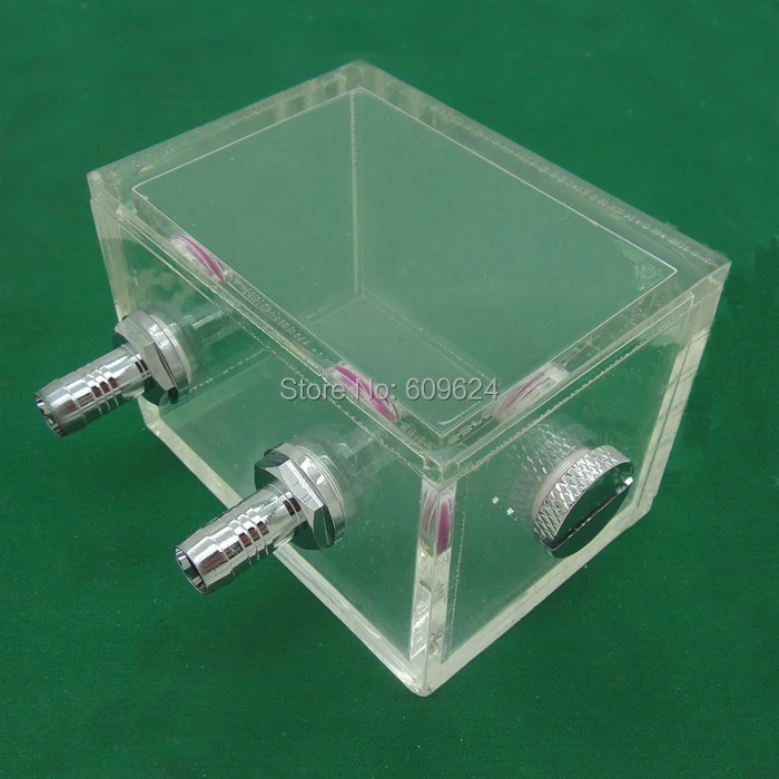 

Acrylic water tank 200ML 80x60x60mm for water cooling radiator computer cpu water block