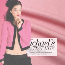 Новинка года, 150 см, широкая шерстяная ткань на заказ, розовая фланелевая шерстяная тонкая ткань, Ранняя осенняя одежда, платье, юбка