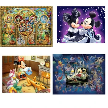 

5D Diy Diamond Painting Cross Stitch kits full square Diamond Embroidery Disney castle Mickey handmade Rhinestone Mosaic Pattern