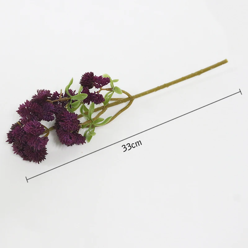 JAROWN Artificial Rice Tsai Ball Fruit Simulation Plastic Fake Flowers Wedding Decorative Home bonsai Decor Accessories (24)