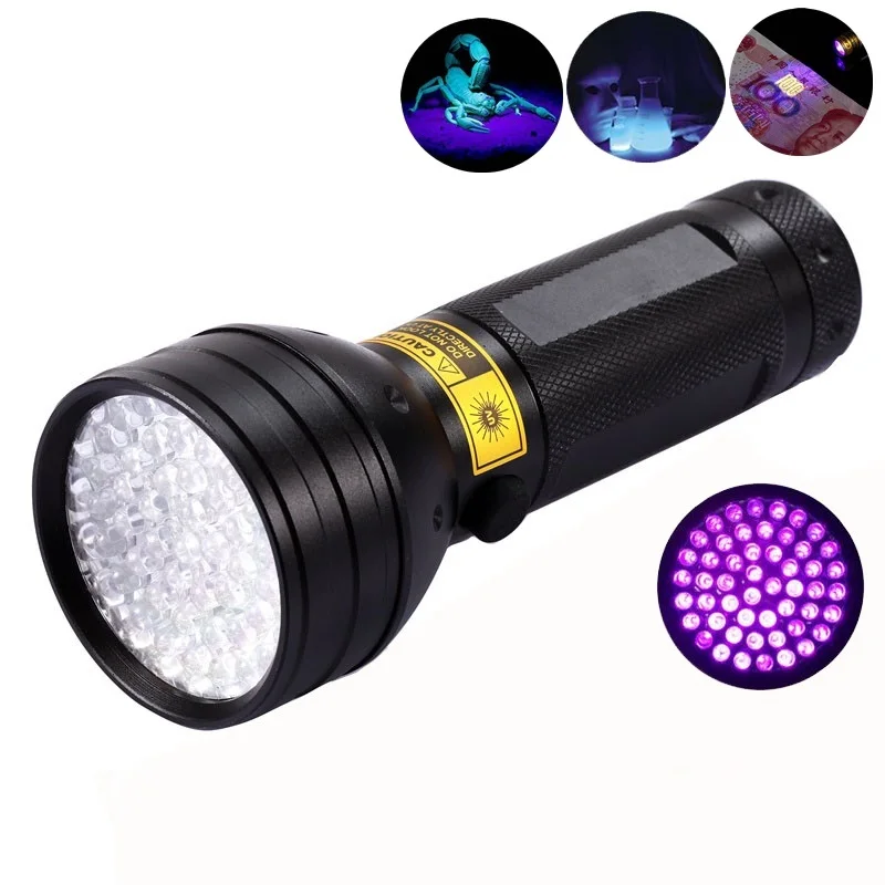 51 LEDs Light Pet UV Urine Stain Detector blacklight Flashlight 395