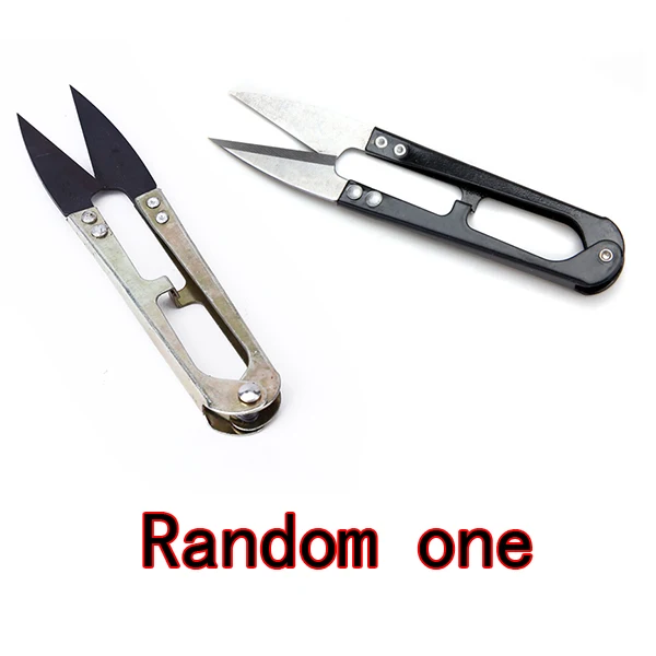 Black Bonded Nylon Sewing Thread&Curved Needles&Scissors&Thimble Tools Kits