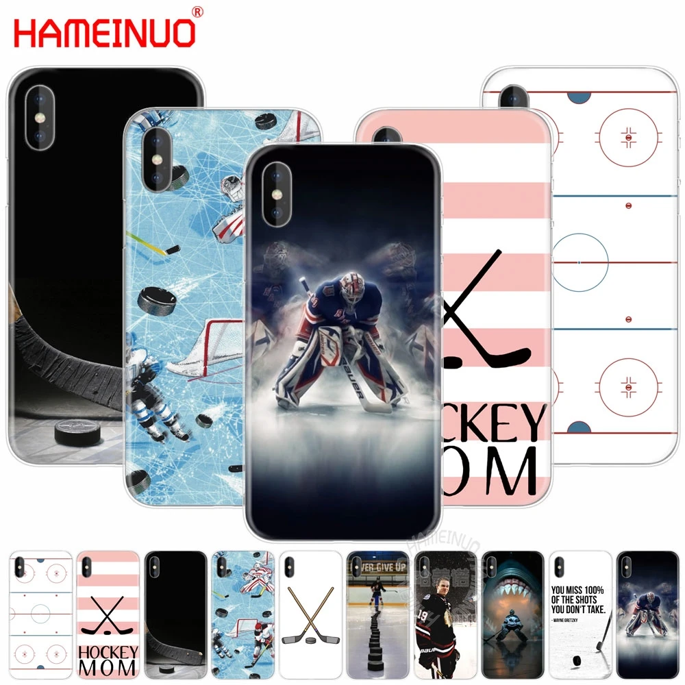 

HAMEINUO ice Hockey Rink sport Mom cell phone Cover case for iphone X 8 7 6 4 4s 5 5s SE 5c 6s plus