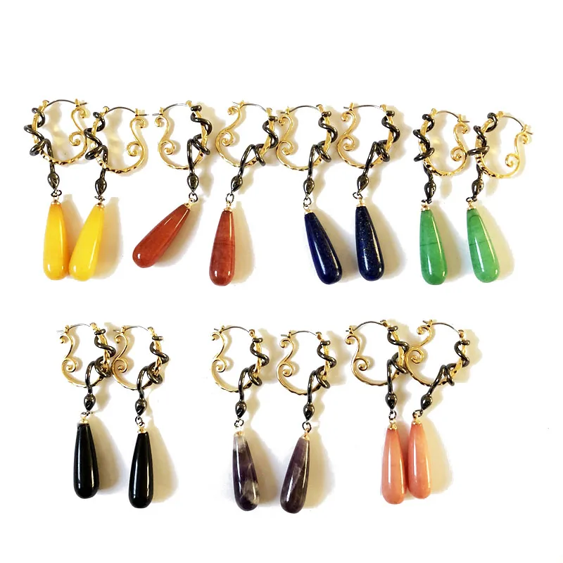 

Free Shipping New Sweet Cute Stone Drop Fashion Elegant Earring