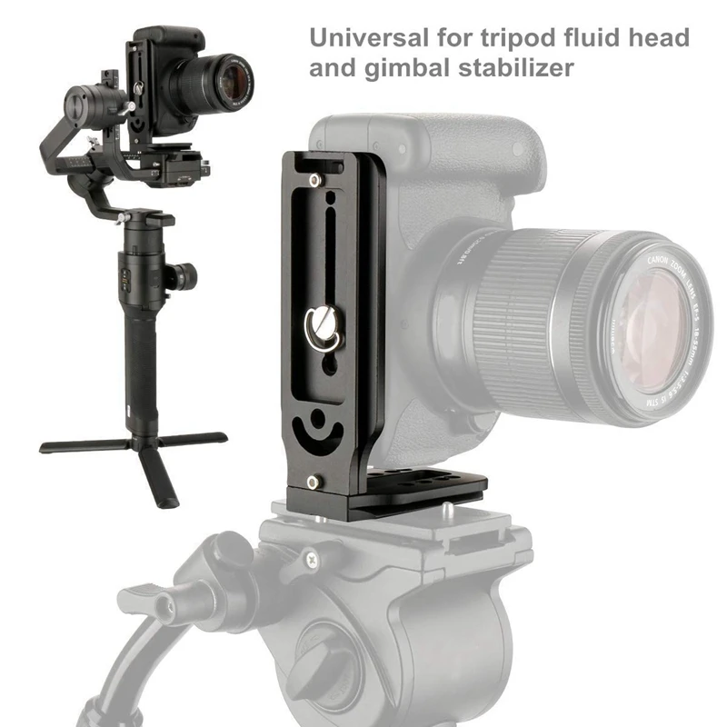 Универсальный Камера Г-образный кронштейн быстросъемная планка l-формы для 1/4 дюйма Винт Швейцарский вертикальный видео совместимый для D750