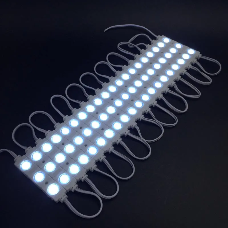 

20pcs SMD2835 3Leds Led Module Waterproof IP65 DC12V White/Warm White/Red/Green/Blue/Yellow LED Module