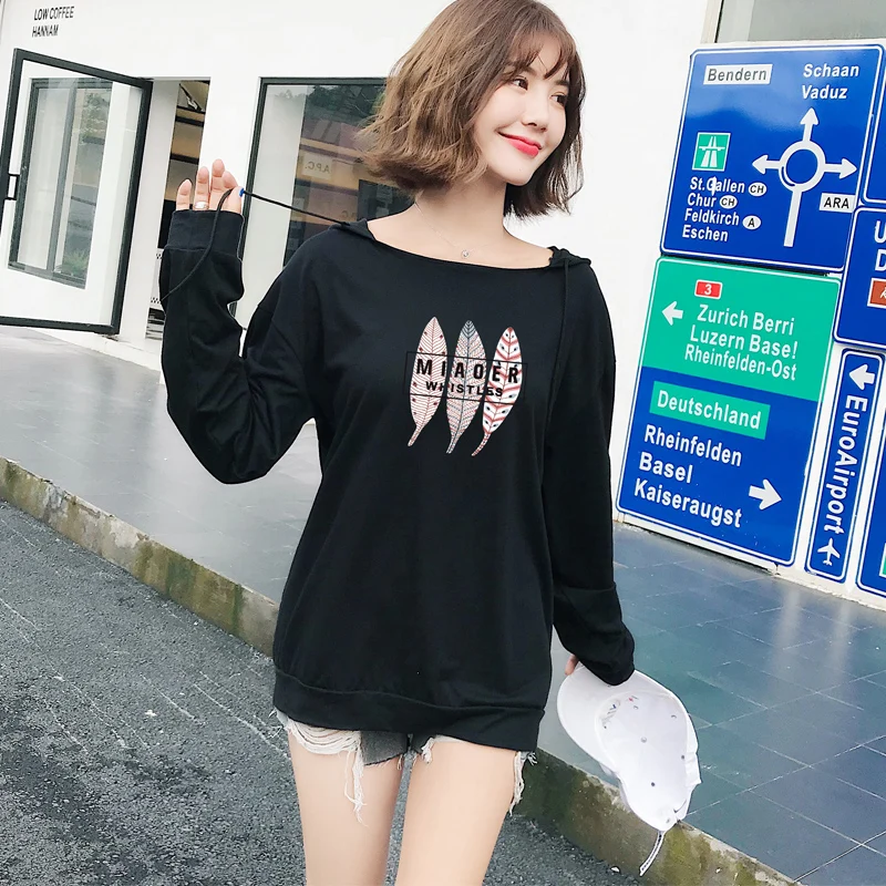 Thin Bts Autumn Women Hoodie Casual Long Sleeve Hooded