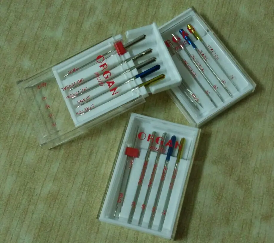 Organ brand HAX1 Domestic Sewing Needles 130/705H Mix Size Stretch
