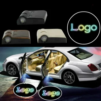 

JURUS 2Pcs Wireless LED Car Logo Door Welcome Light Case For Chevrolet Logo Led Courtesy Laser Projector Lamp Ghost Shadow Light