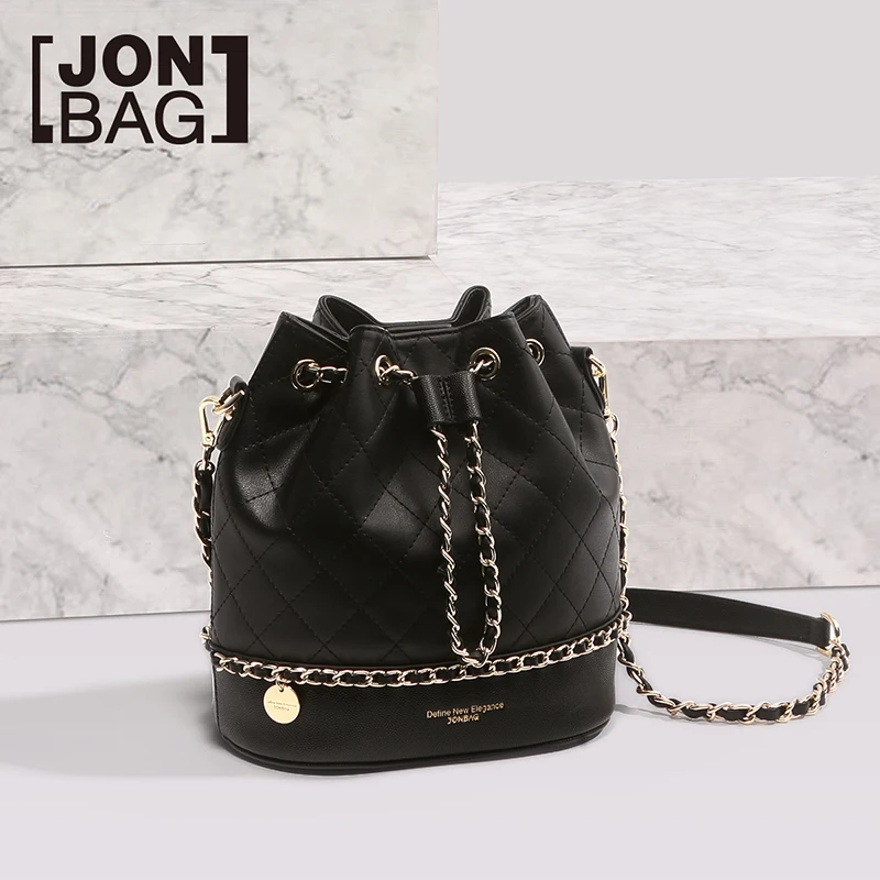 

JONBAG Net red handbags new bucket small bag female Messenger bag 2019 wild summer Europe and America ins