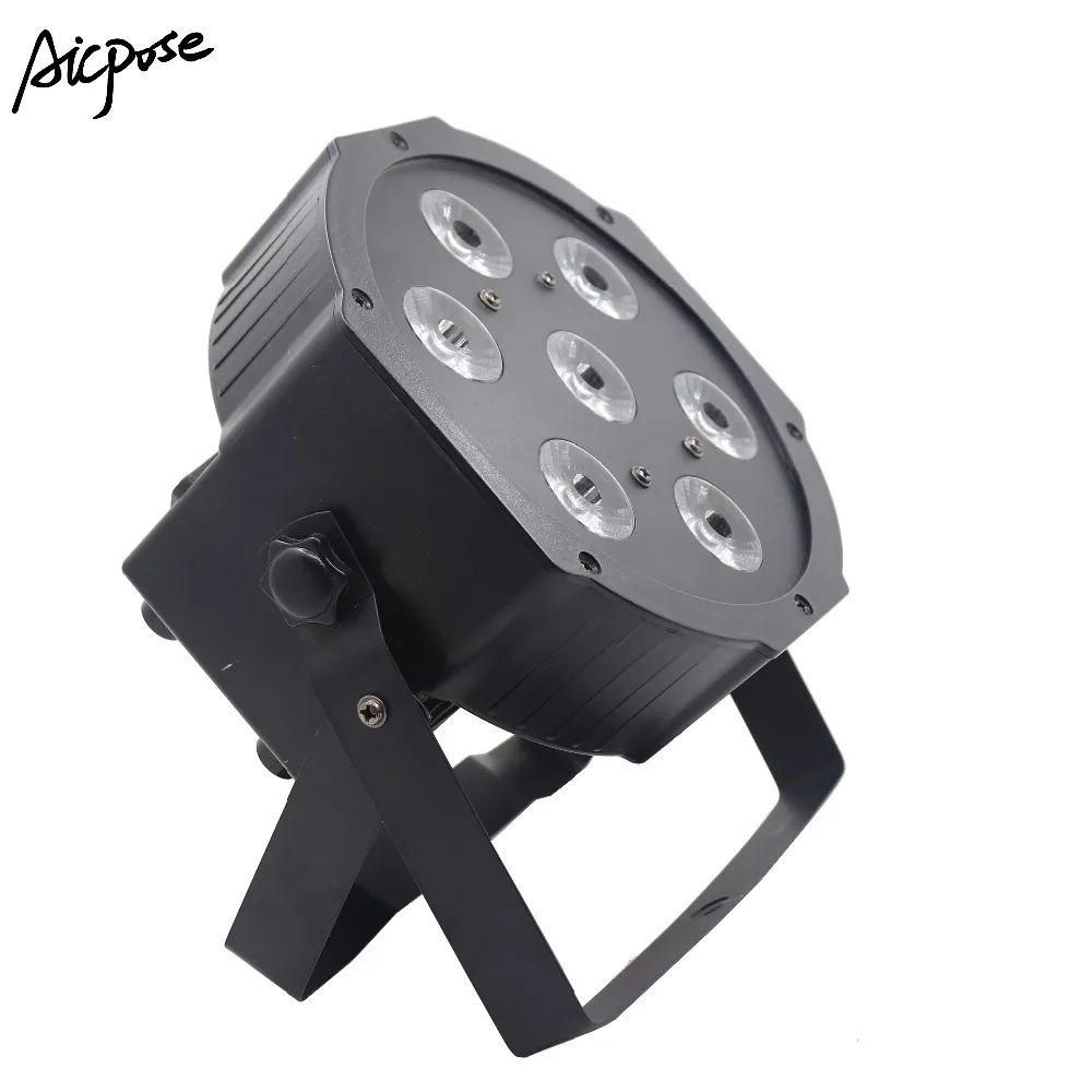 Led Par can 7x12 Вт Led Par огни RGBW 4в1/RGBWA UV 6в1 плоский Par Led dmx512 Диско огни свадебные маленькие dj сцены