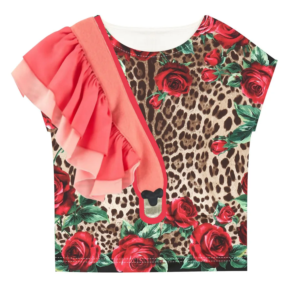 

baby t-shirt new Kids t-shirt big brand print fashion girls nice children tees girl t-shirt Brand New Summer children tops