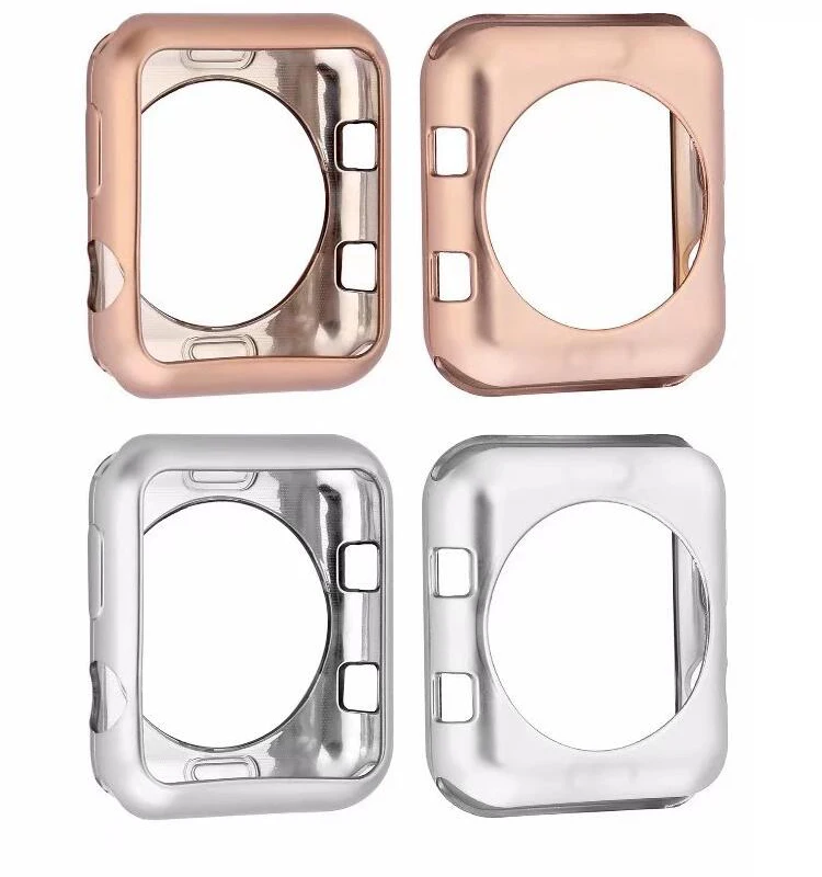 38 мм 42 Резина для Apple Watch Series 1 2 3 ТПУ устойчивый к царапинам гибкий чехол тонкий