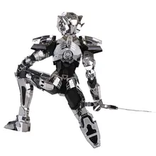 MU 3D металлическая головоломка Nano Core Bader Knight модель DIY лазерная резка Модель-пазл для взрослых детей развивающие игрушки настольные украшения