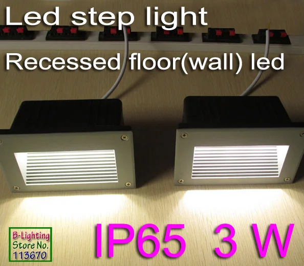 Step Light Led Outdoor Indoor Pathway Recessed Floor Inground Step Light Led Outdoor Indoor Pathway Recessed Floor Inground 3w Warm