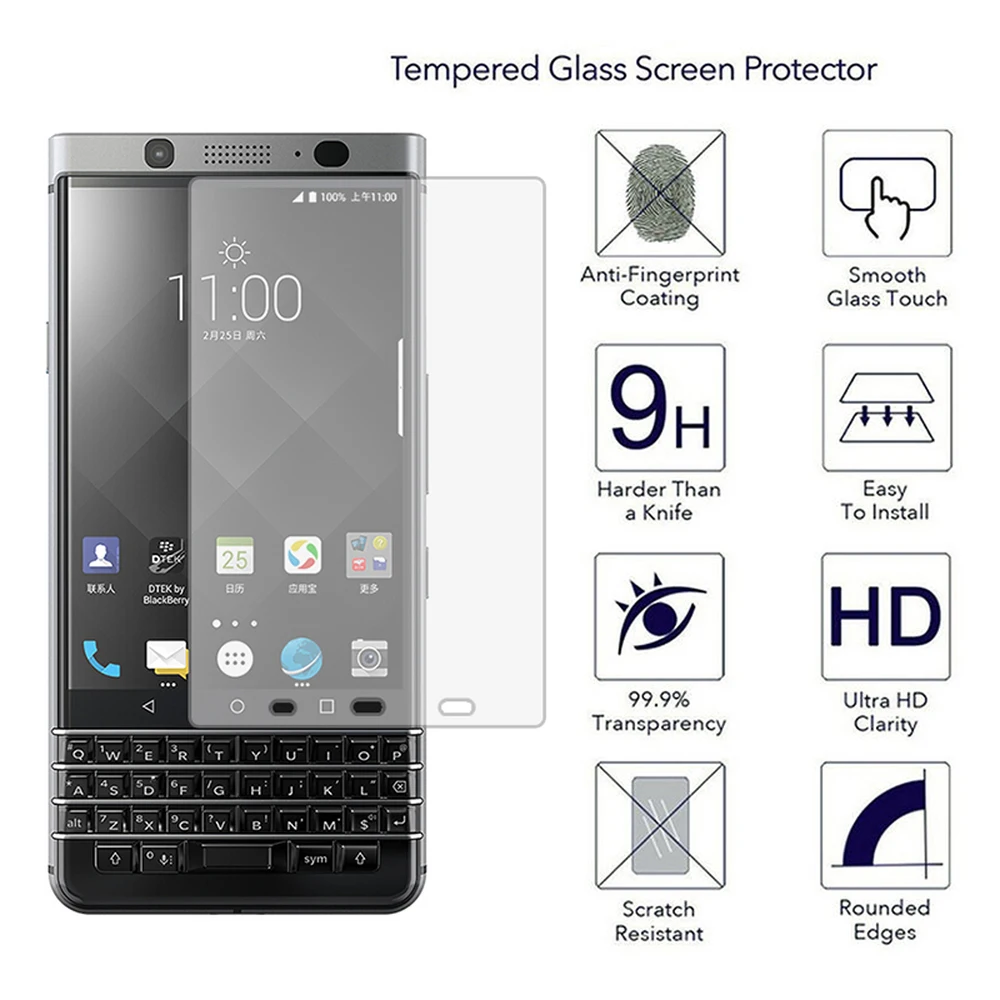 3D изогнутый Полноэкранный протектор экрана для Blackberry Keyone защитная пленка из