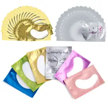 100 пар бумажных пластырей для наращивания ресниц, прививочные наклейки для глаз, накладки под глаза, макияж, патчи для глаз, косметические инструменты