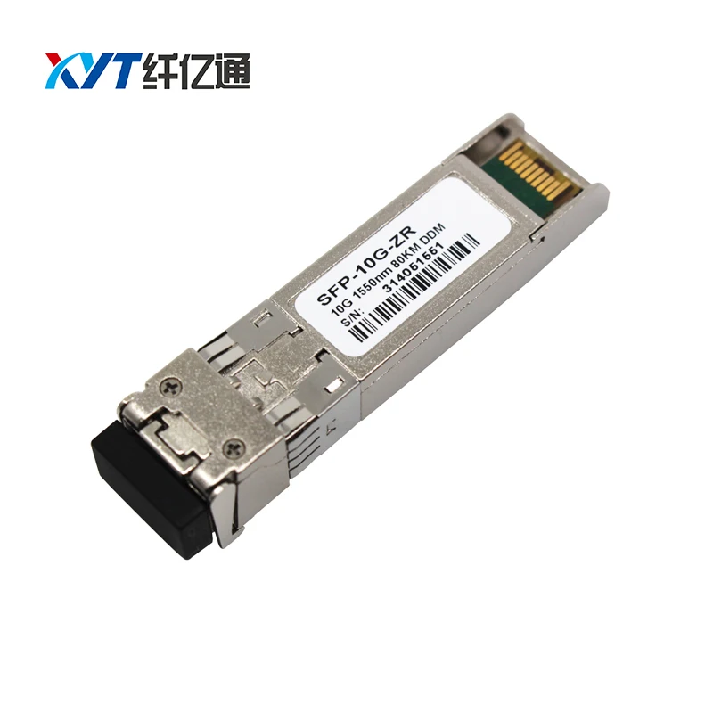 

Compatible with cisco huawei 10G 1550nm 80km SFP module dual fiber LC connector use in optical links optical transceiver